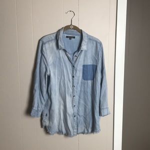 Dear John Faux Denim Tunic